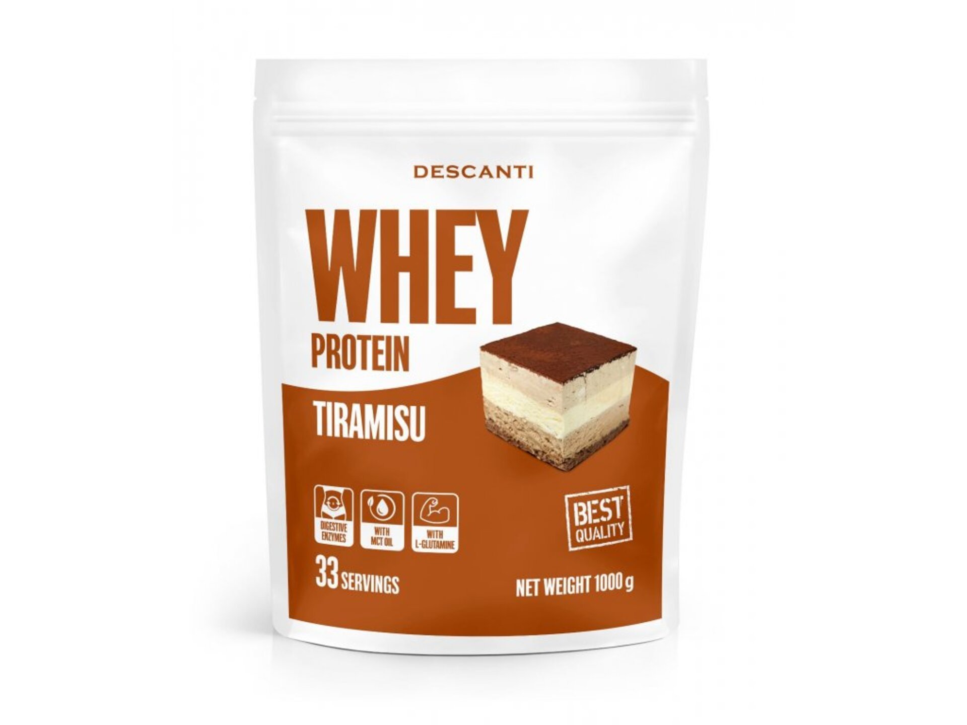 E-shop Descanti Whey Protein Tiramisu 1000 g