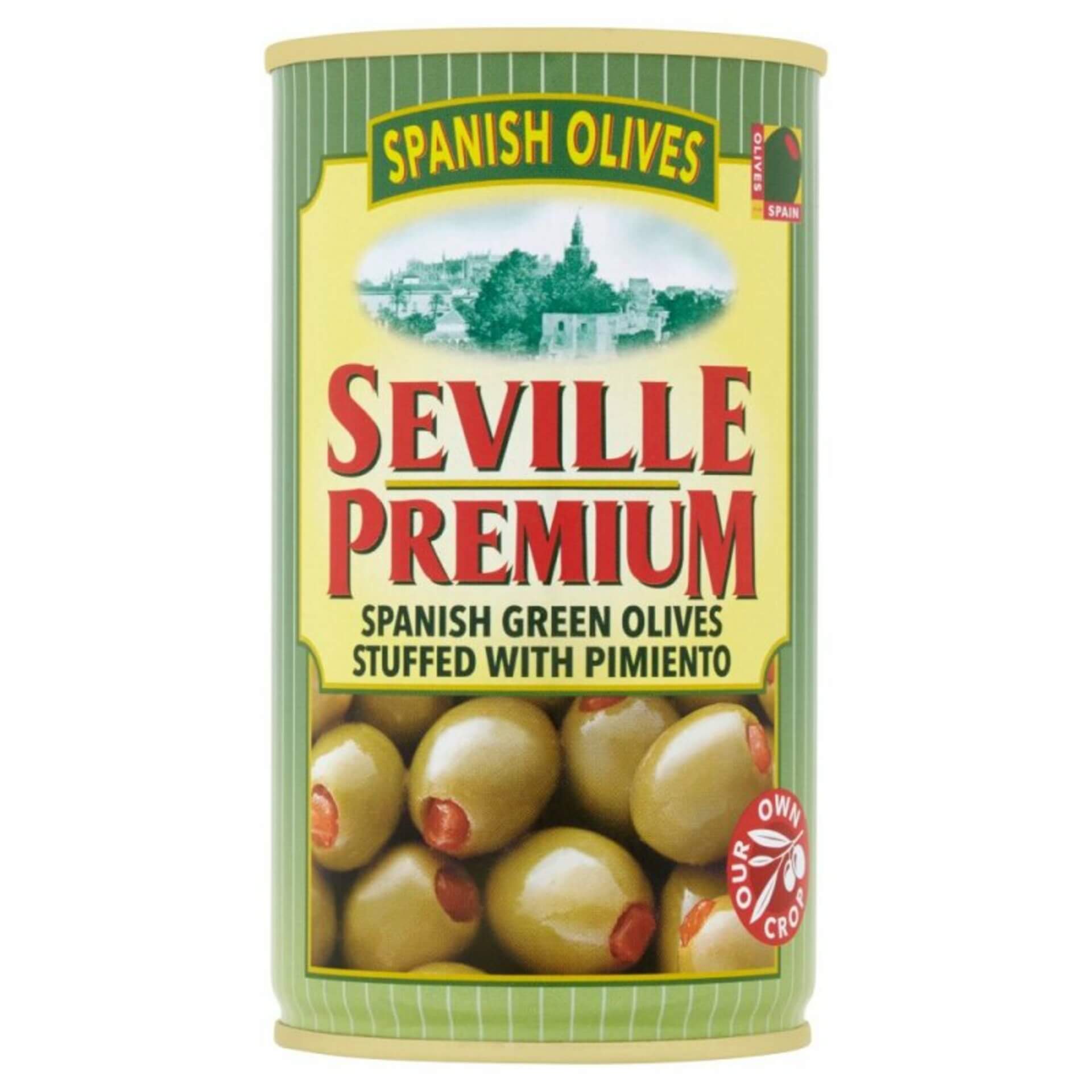 E-shop Seville premium Zelené olivy s papričkou 350 g