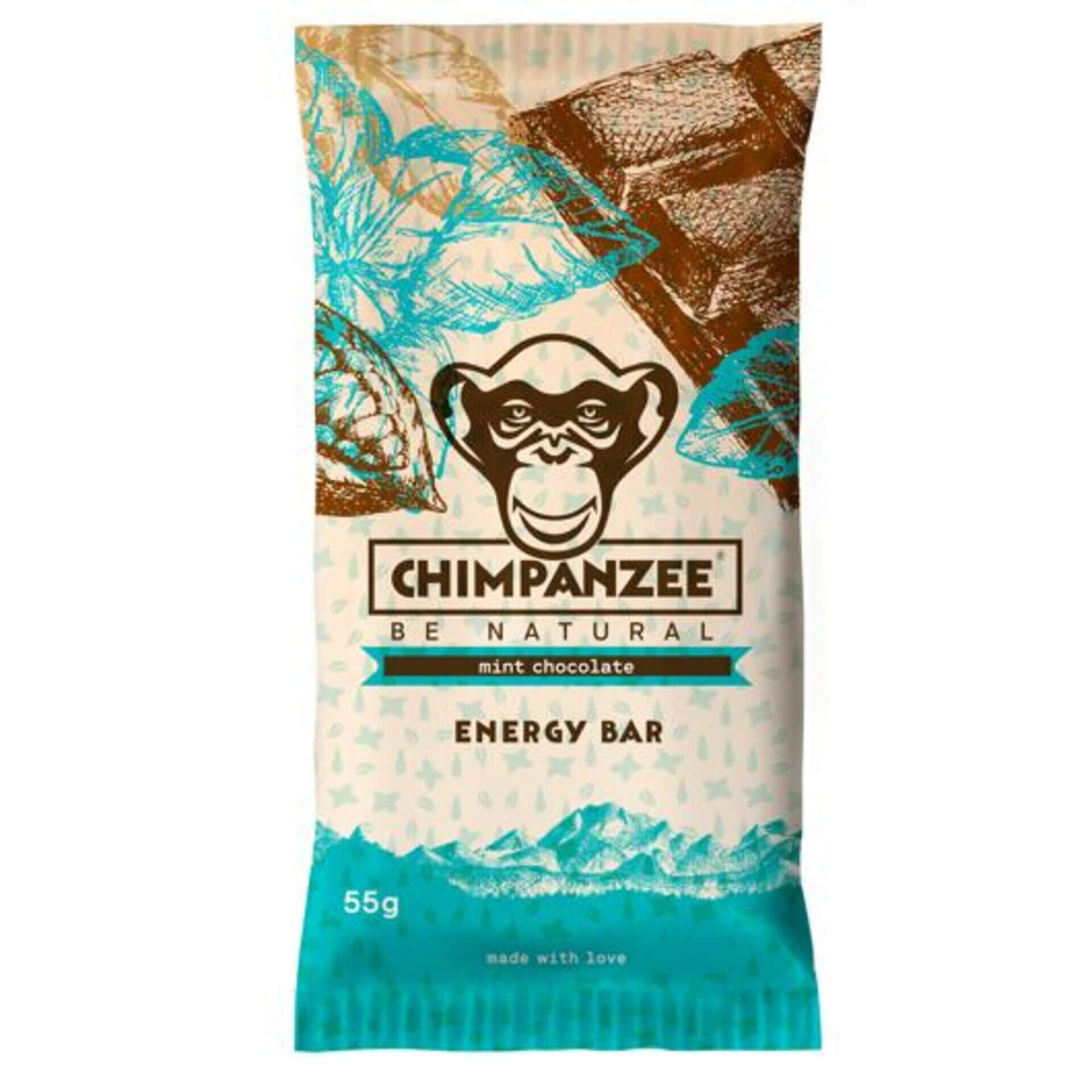E-shop Chimpanzee Energy bar horká čokoláda s mätou 55 g