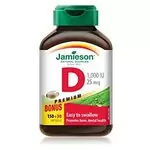 Jamieson Vitamín D3 1000 IU 150 + 30 kapsúl zadarmo (6 mesiacov)