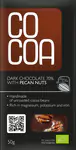 Cocoa Čokoláda 70% s pekanovými orechmi BIO 50 g