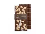 Čokoládovňa Janek Mliečna čokoláda s mandľami 105 g