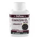 MedPharma COENZYM Q10 + vitamín E 60mg 67 tablet