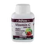 MedPharma Vitamín C 1000 mg so šípkami, predĺžený účinok 107 tabliet