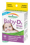 Jamieson Baby-D ™ Vitamín D3 400 IU kvapky 11,7 ml kvapky