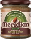 Meridian Mandľové maslo Bio Smooth Organic 170 g
