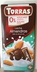 Torras mliečna čokoláda s mandľami 75 g
