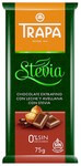 Trapa Čokoláda mliečna s drvenými jadrami lísk.orechov stévia 75 g