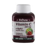 MedPharma Vitamín C 500 mg so šípkami, predĺžený účinok 107 tabliet