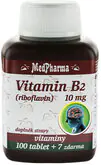 MedPharma Vitamín B2 (riboflavín) 10 mg 107 tab