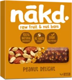 NAKD Peanut Delight - RAW tyčinky s ovocím a arašidmi 35g x 4