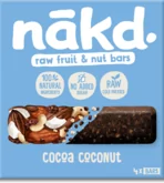 NAKD Cocoa Coconut - RAW ovocné a orechové tyčinky s kokosom 35g x 4