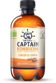 Captain Kombucha zázvor a citrón 400 ml