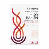 Clearspring Miso Ramen japonská rezancová polievka so zázvorom BIO 2 x 105 g