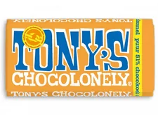 Tony’s Chocolonely Horká čokoláda, kakaová torta, karamel a citrón 180 g