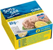 Sun&Sea Tuniak v slnečnicovom oleji s citrónom 80 g