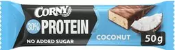 CORNY Protein 30 % proteinová tyčinka kokos 50 g