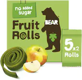 BEAR Fruit Rolls jablko ovocné rolované plátky 5x20 g