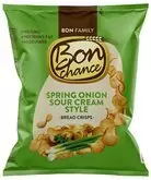 Bon Chance Chlebové chipsy s jarnou cibuľkou a kyslou smotanou 60 g