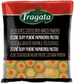 Fragata Zelené olivy plnené paprikovou pastou 160 g