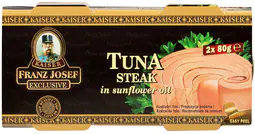 Franz Josef Kaiser Tuniak steak v slnečnicovom oleji 2x80 g