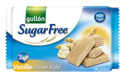 Gullón Vanilla waffer oblátky s vanilkovou príchuťou bez cukru 180 g