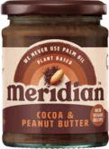Meridian arašidové-kakaové maslo 280 g