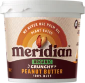 Meridian Bio Arašidové maslo chrumkavé = crunchy 100% 1000g