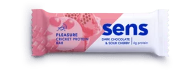 Sens Pleasure proteín bar tmavá čokoláda a višňa 40 g