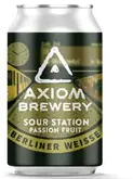 Axiom Brewery Pivo Sour Station 10 ° P, Berliner Weissa Pasionfruit 330 ml