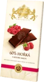 Carla Horká čokoláda 60% s kúskami malín 80 g