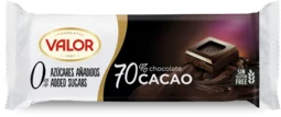 Valor Čokoláda bez cukru horká 70% 35 g