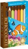 The Chocolate Čoko pastelky mliečne - motív ryby 100 g