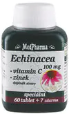 MedPharma Echinacea 100 mg + vitamín C + zinok 67 tablet