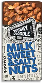 Johny Doodle Mliečna čokoláda, sladké a slané orechy 150 g
