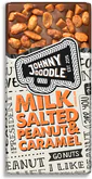 Johny Doodle Mliečna čokoláda, slané arašidy a karamel 150 g