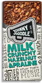 Johny Doodle Mliečna čokoláda, lieskové orechy a pralinky 150 g