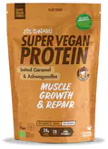Iswari Super vegan proteín Slaný karamel a ašvaganda BIO 350 g
