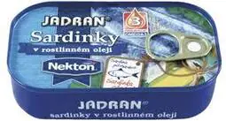 Jadran Sardinky v rastlinnom oleji 125 g