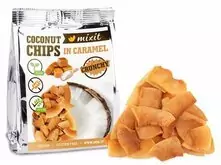 Mixit Kokosové chipsy do vrecka - karamel 60 g