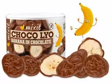 Mixit Chrumkavé banániky v čokoláde 170 g