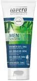 Lavera Men Sensitiv Vlasový a telový šampón pre mužov 3v1 BIO 200 ml