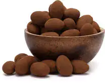 GRIZLY Mandle v čokoládovej poleve so škoricou Exclusive 500 g