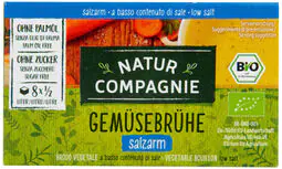 Natur Compagnie Bujón zeleninový s nízkym obsahom soli kocky BIO 68 g