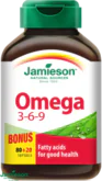 Jamieson Omega 3-6-9 1200 mg 100 kapslí