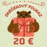 GRIZLY Darčekový elektronický kupón 20 €