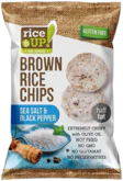 Rice Up Ryžové chipsy morská soľ a korenie 60 g