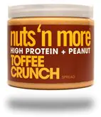 Nuts & more More Arašidové maslo toffee s proteínom 454 g