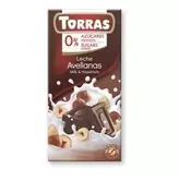 Torras mliečna čokoláda s lieskovými orieškami 75 g