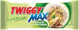 Twiggy Max s pistáciami polomáčaná v čokoláde 35 g
